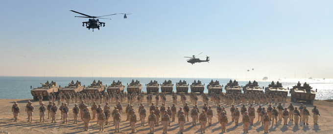 ختام تمرين درع الإمارات المشترك 50 بتنفيذ عمليات قتال ليلية بالذخيرة الحية