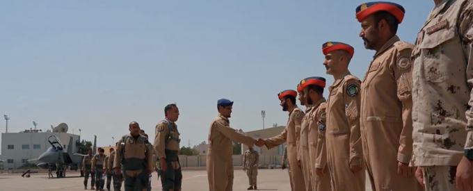 وصول القوات الجوية للدول الصديقة وانطلاق تمرين علم الصحراء 9